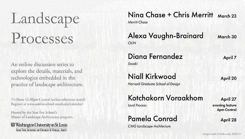 Landscape Processes Discussion Series: Pamela Conrad