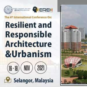 Resilient and Responsible Architecture and Urbanism Conference