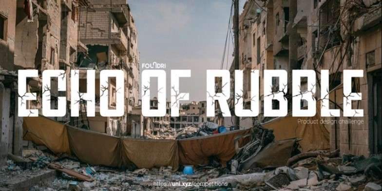 Echo of Rubble – مسابقة تصميم منتجات الحطام بعد الحرب