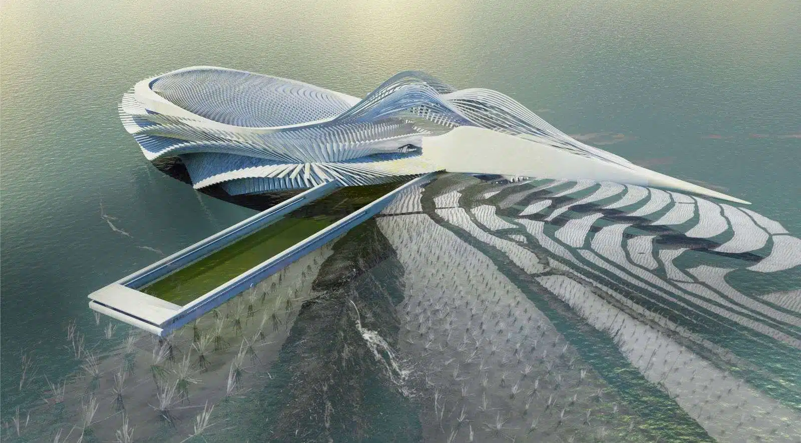 منتجع المحيط البلاستيكي المعاد تدويره من تصميم Margot Krasojević Architects