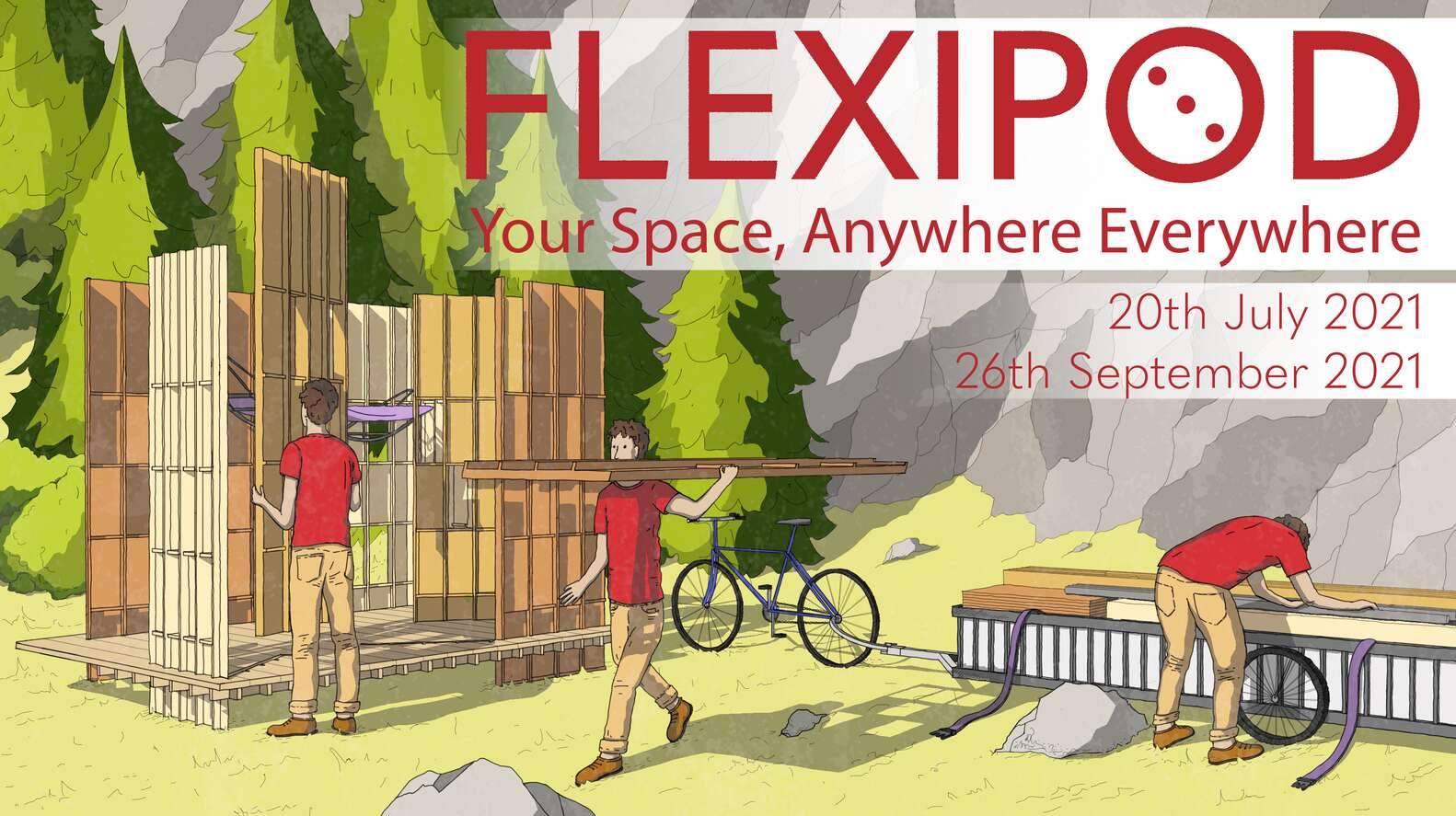 CALL FOR ENTRIES: Design a 'FlexiPod', a Flat-pack, Sustainable Pod!