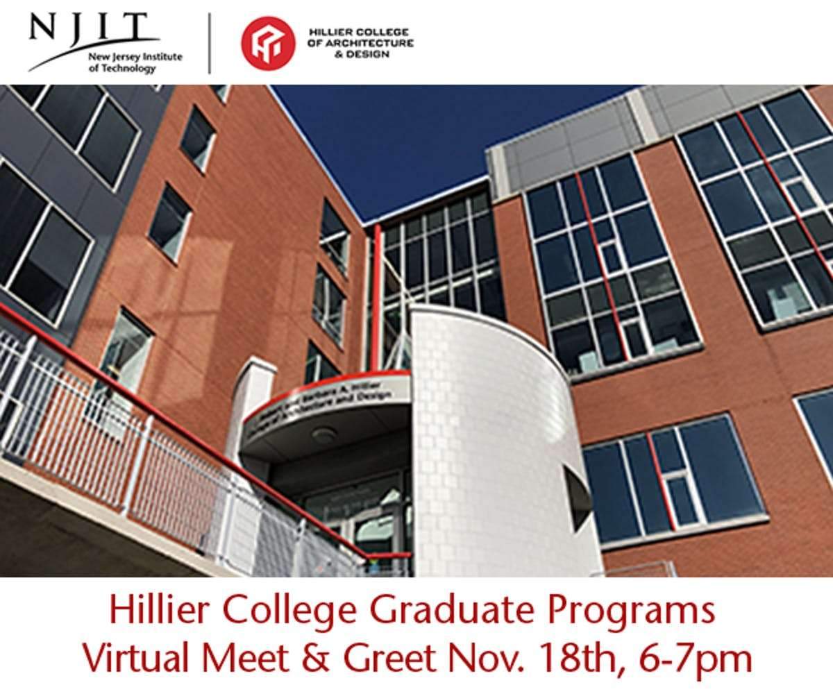 Virtual Graduate Meet and Greet - Hillier College of Architecture and Design | كلية هيلير للهندسة المعمارية والتصميم