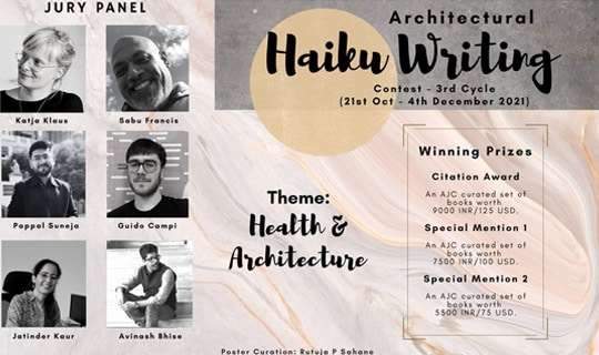 Architectural Haiku Writing Contest, 3rd Cycle: Health & Architecture