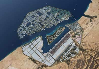 Construction of the world’s largest floating industrial complex in NEOM