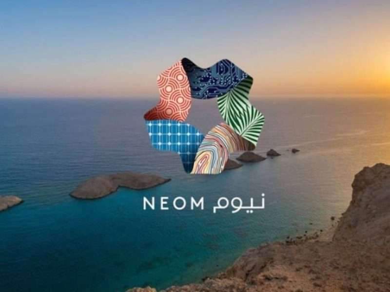 Construction of the world's largest floating industrial complex in NEOM