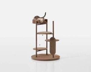 Three Poles Cat Tower Low
