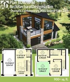 Get a deck over the garage and over 900 square feet of living with…