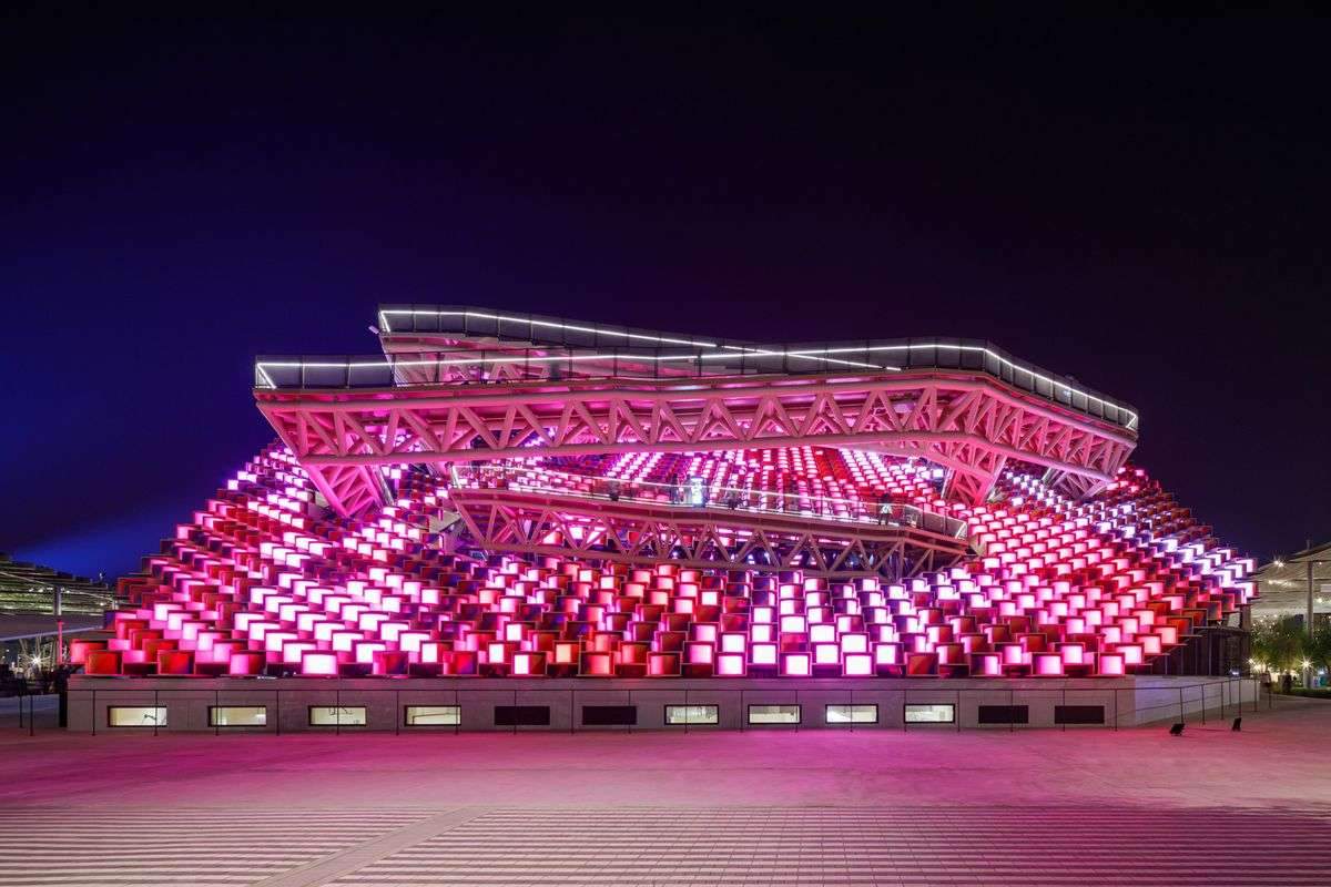 South Korean Pavilion: Illuminating Cubes! At Expo 2020 Dubai