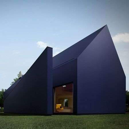 Polish architecture practice moomoo architects have designed a house that will be clad entirely…