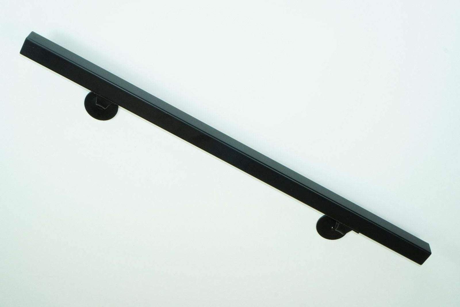 Modern square tube handrail – Grey primer / 24 in =  2′ ft