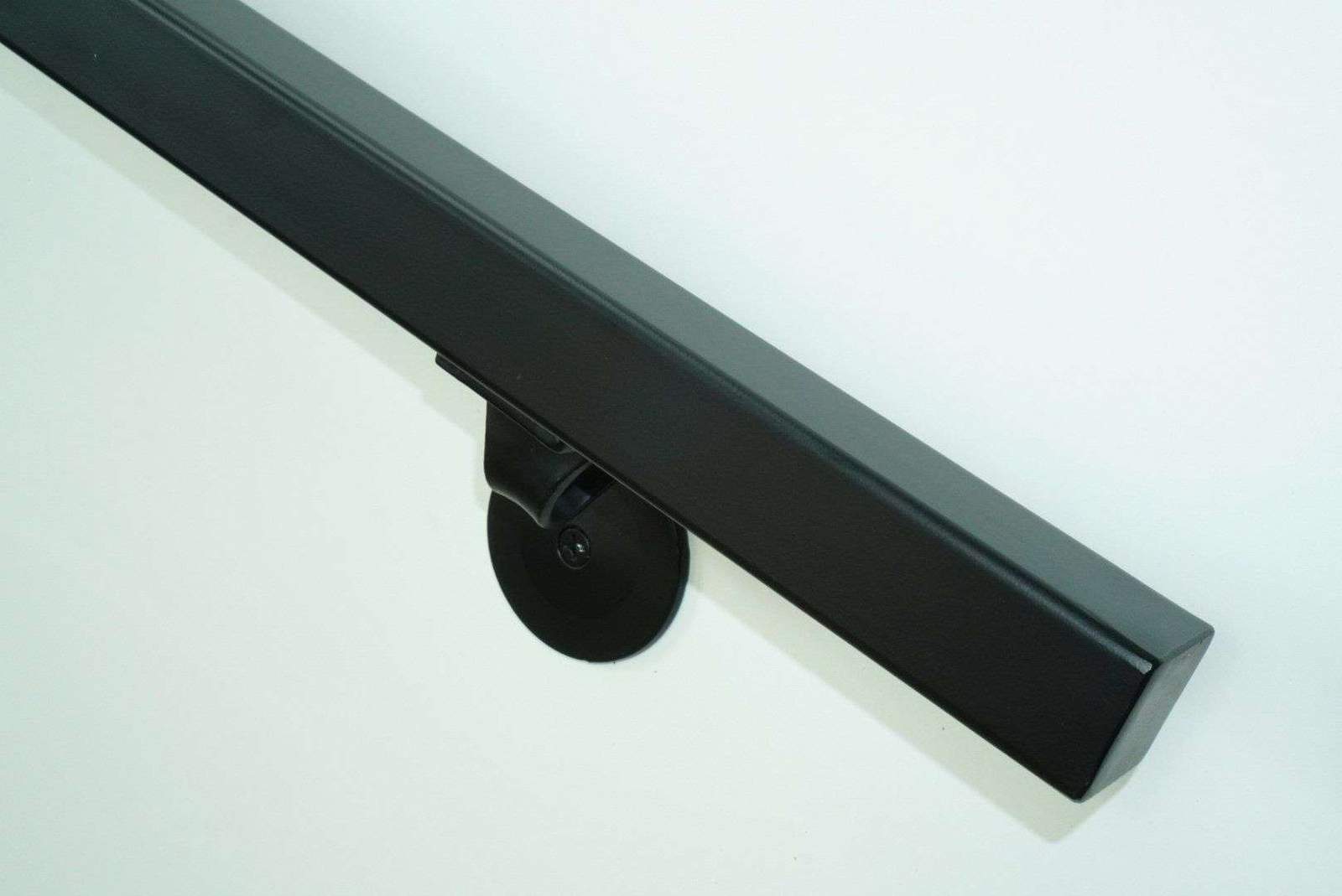 Modern square tube handrail – Grey primer / 60 in =  5′ ft