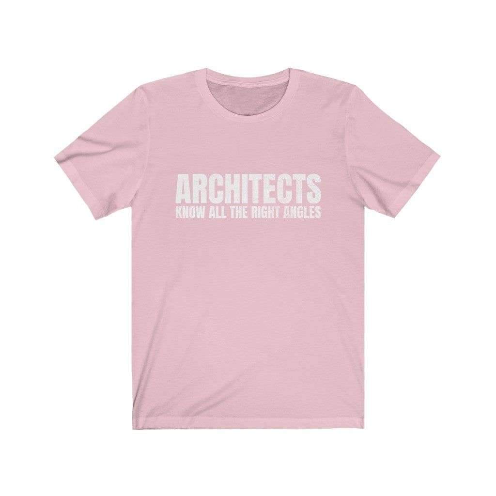 Funny architect shirt – Light Pink / XL
