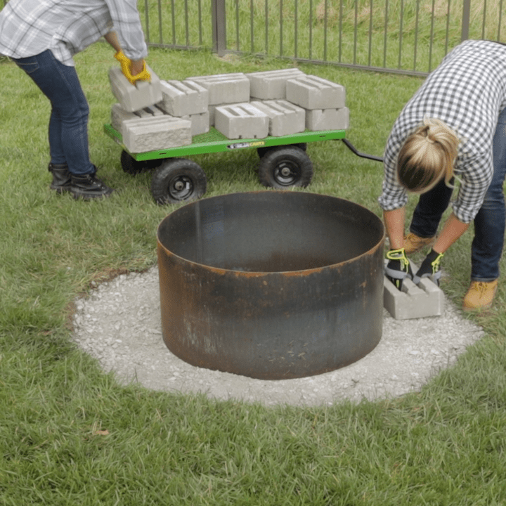 DIY This Super Easy Fire Pit in a Weekend