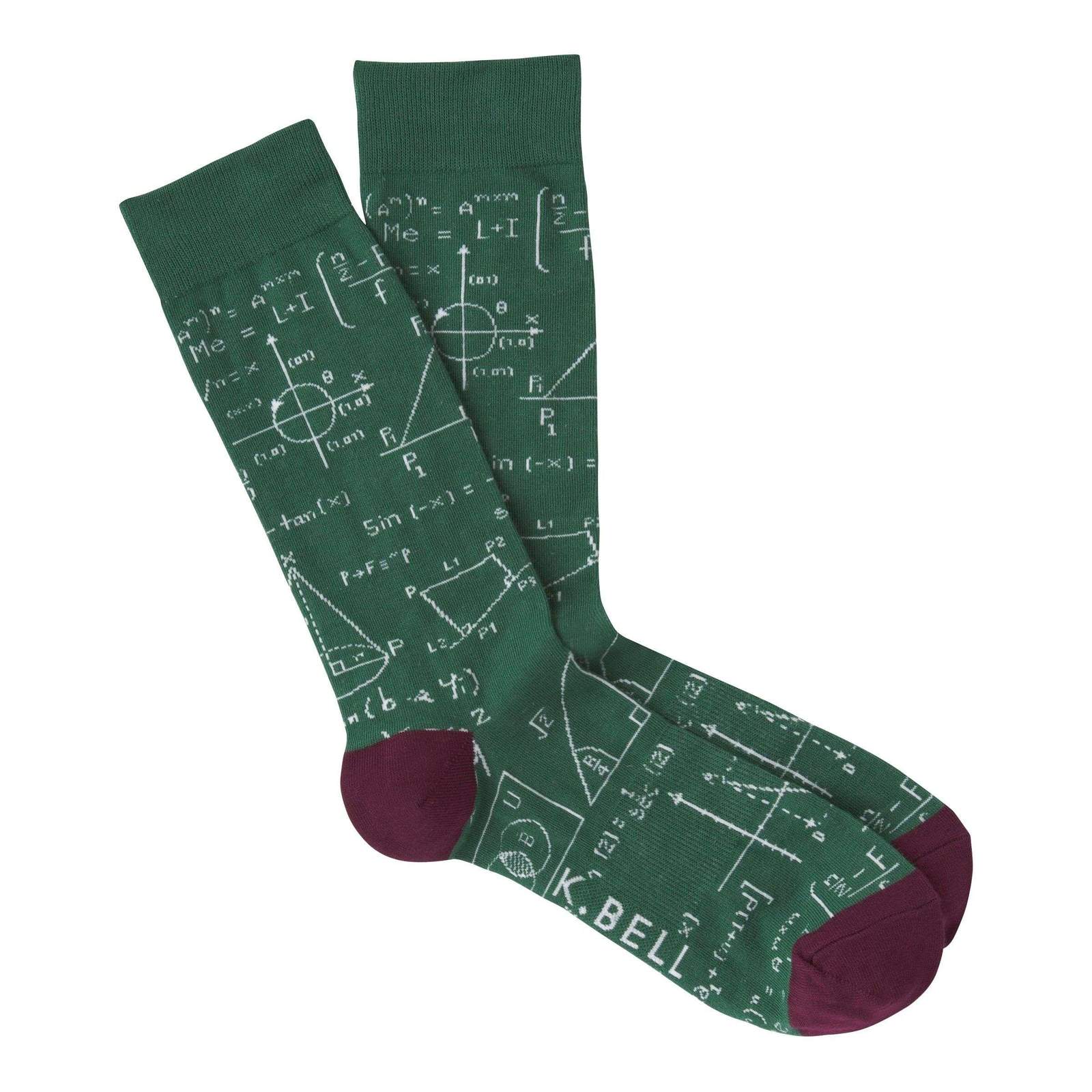 K Bell Mens Equations Sock