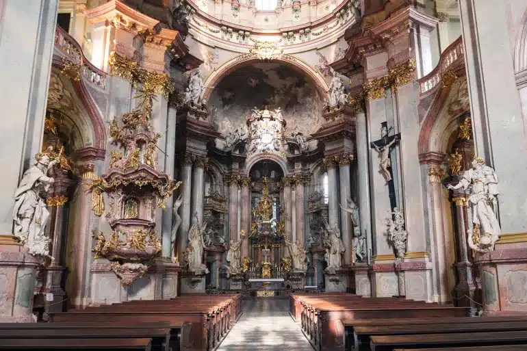 A historic palace embodying the beauty and luxurious details of Baroque architecture