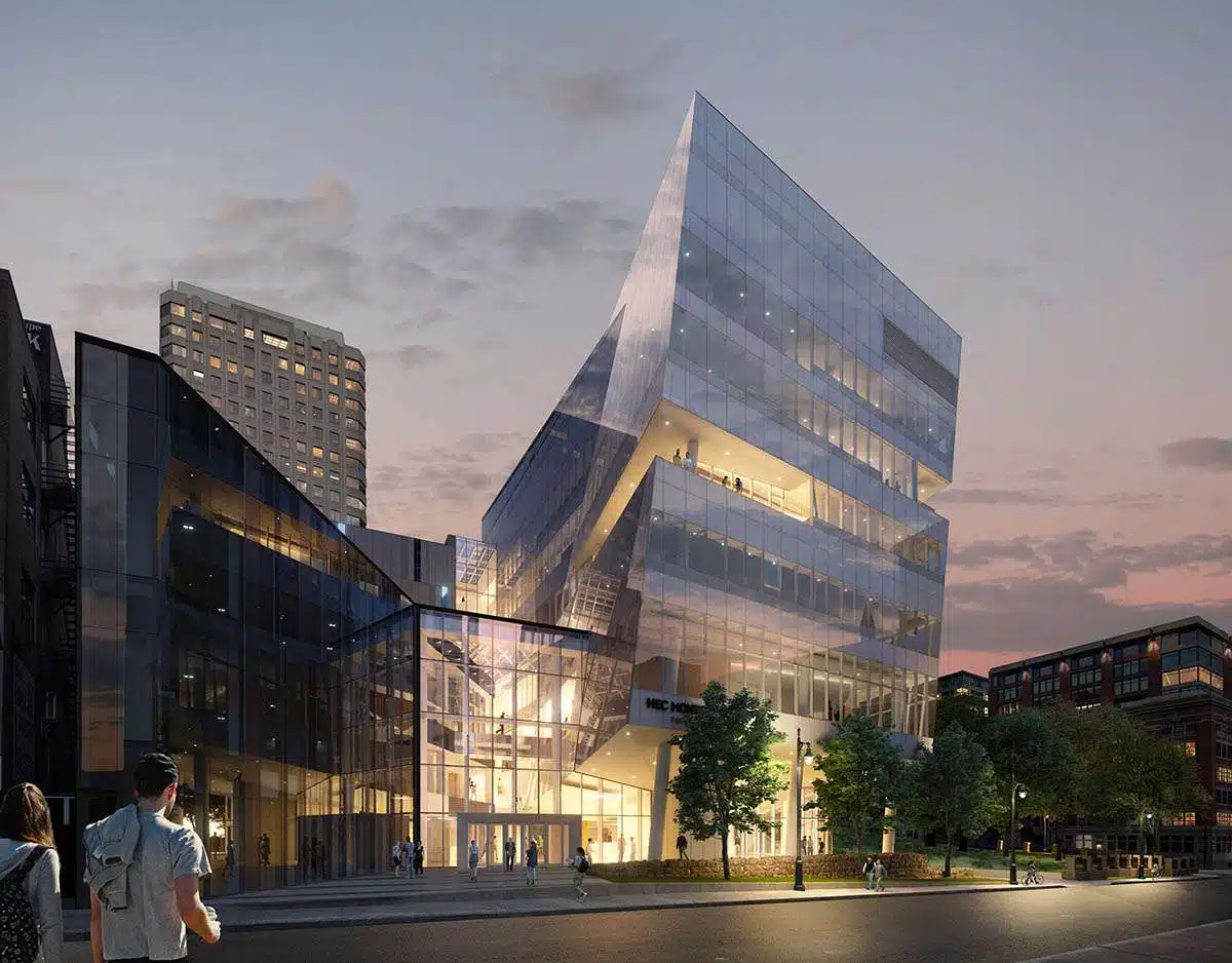 إعلان Provencher_Roy عن قرب الانتهاء من مشروع مركز جديد لـ  HEC Montréal