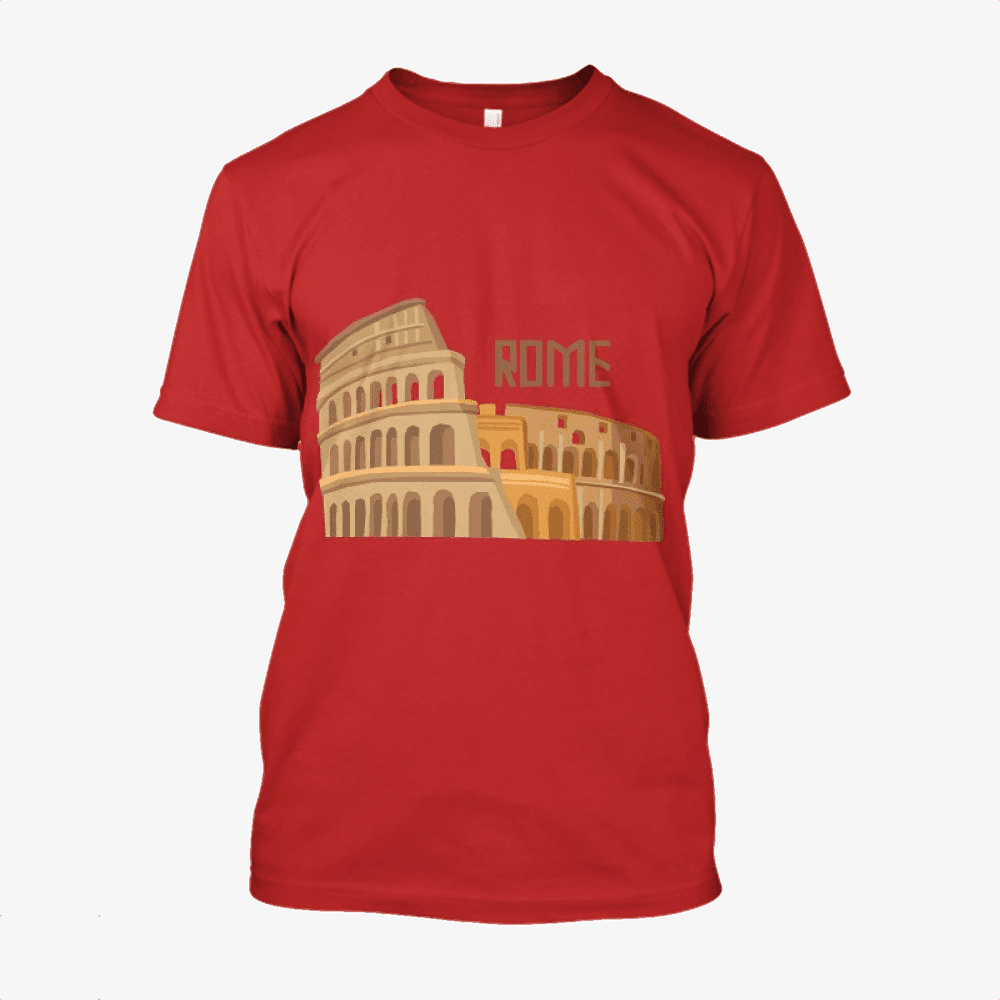 Colosseum Rome , Travel Cotton T-Shirt