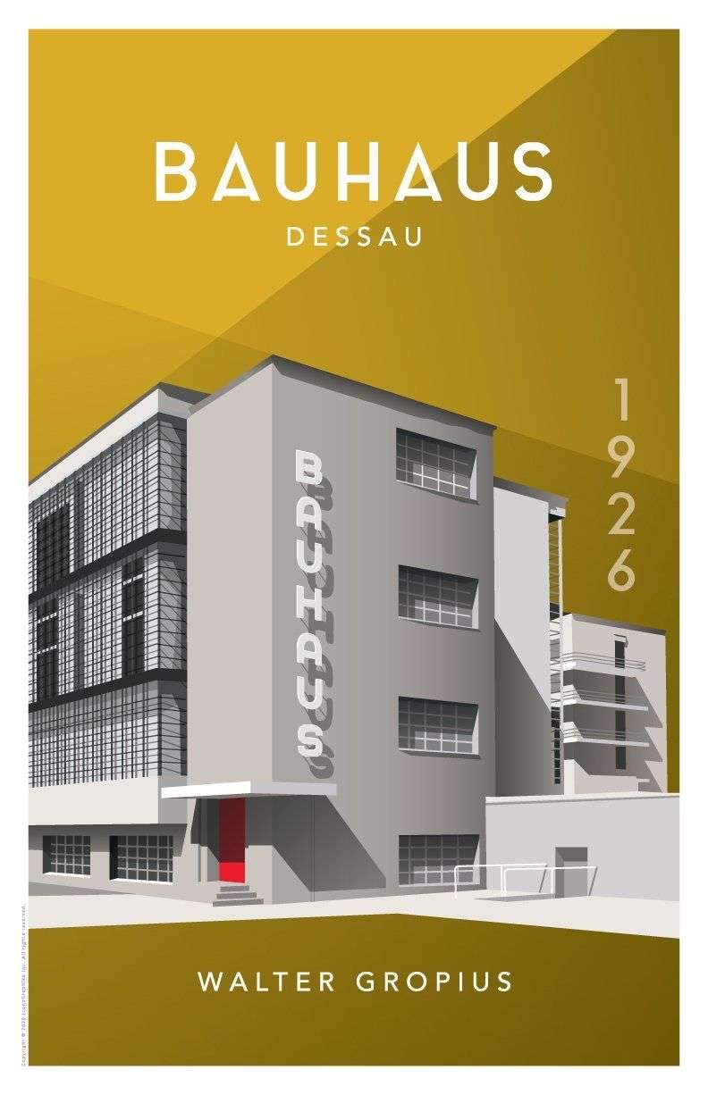Bauhaus Dessau – Small / Yellow