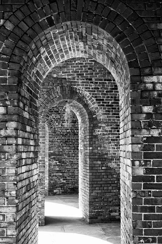 Corridor of Arches – Black and White Architectural Photograph (A0015716) – 20 x 30 in