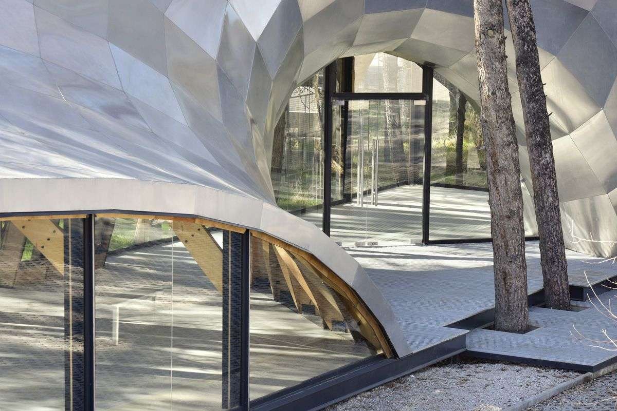 Persepolis Entrance Pavilion with Doubly Curved Designed by theAlliance Works