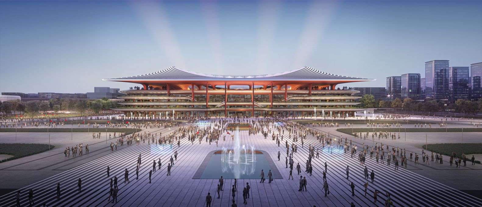 Xi’an International Football Centre: Rousing Visuals Exposed by Zaha Hadid Architects