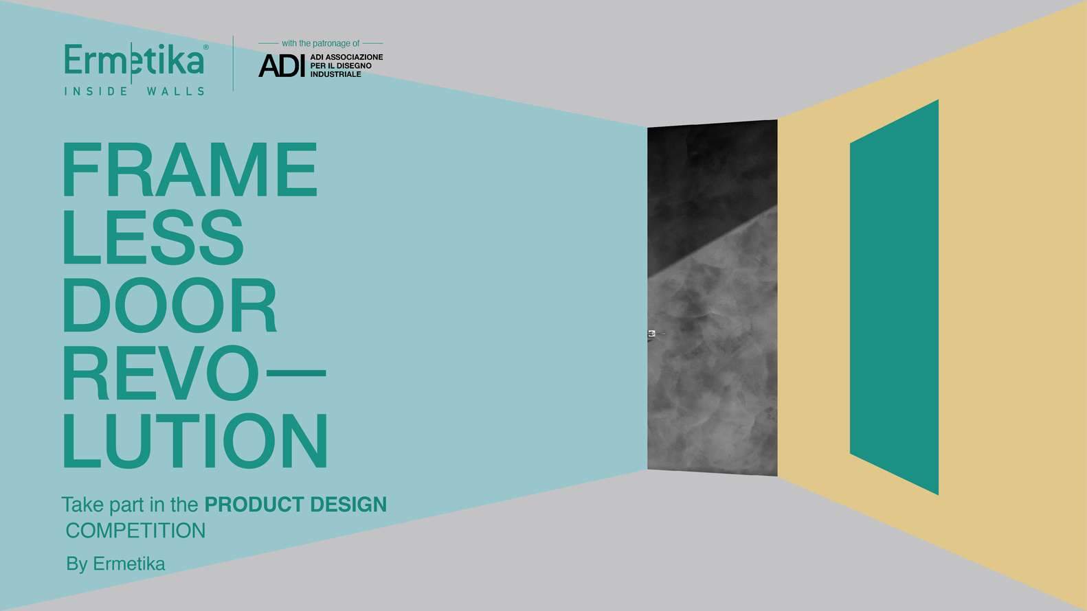 Product Design Contest: FRAMELESS DOOR REVOLUTION by Ermetika | مسابقة تصميم المنتج: ثورة الباب بدون إطار من Ermetika