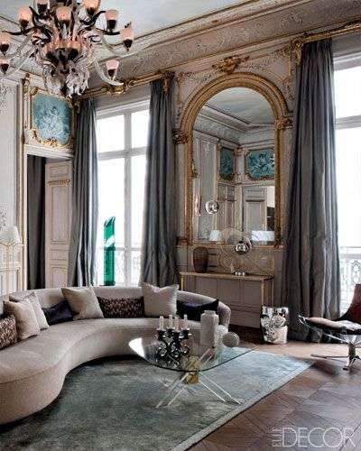 In the living room of a Paris apartment designed by Klavs Rosenfalck, the Vladimir…