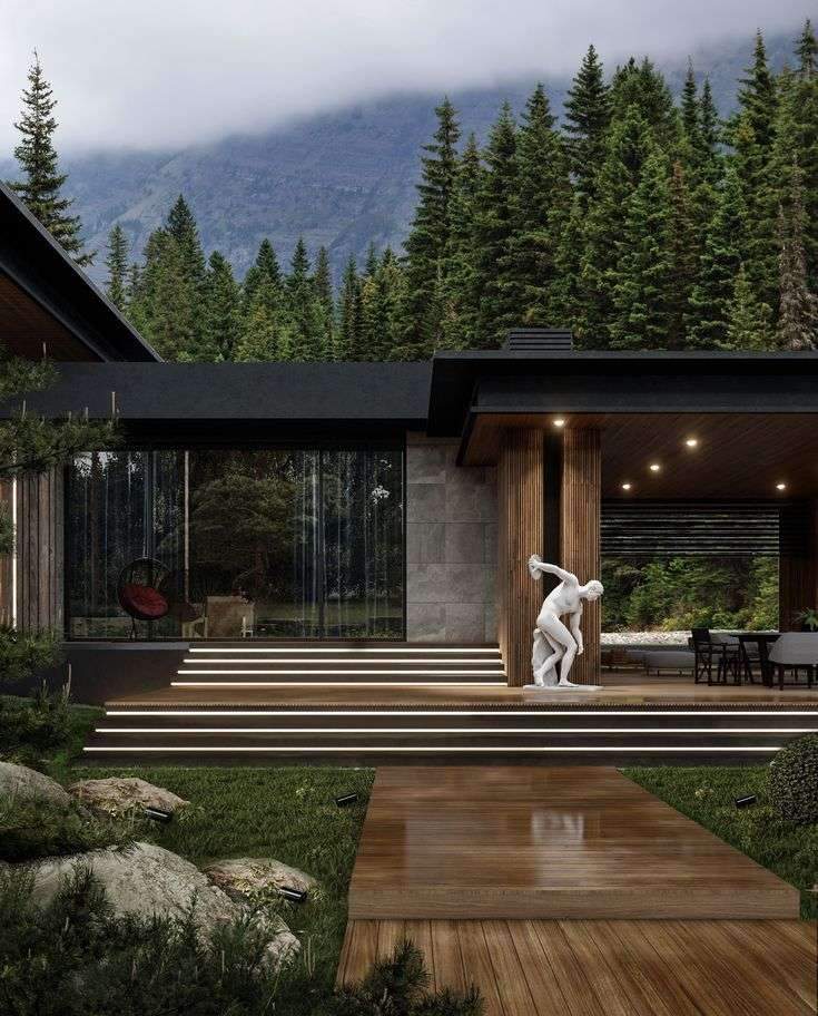 Modern villa in the mountains – современная вилла в горах