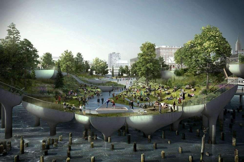 The Little Island: Blossoming Greenways Designed by Heatherwick Studio