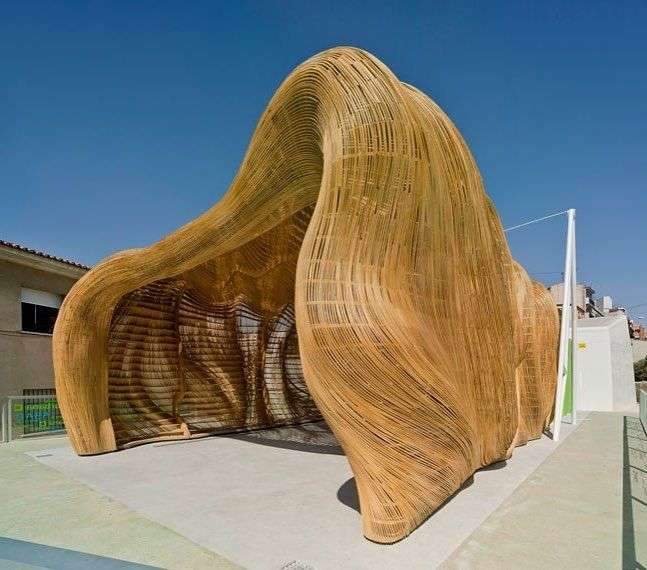 (Snapchat: #paarchitecture ) Cicada #Pavilion by Tomás amat estudio in #alicante #spain Ever imagined…