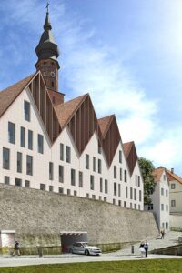 Entwurf  für die Sanierung eines denkmalgeschützten Barockgebäudes