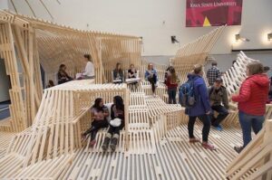 (Snapchat: #paarchitecture ) The “TwoXTwo” project provides a dynamic social space with surfaces for…