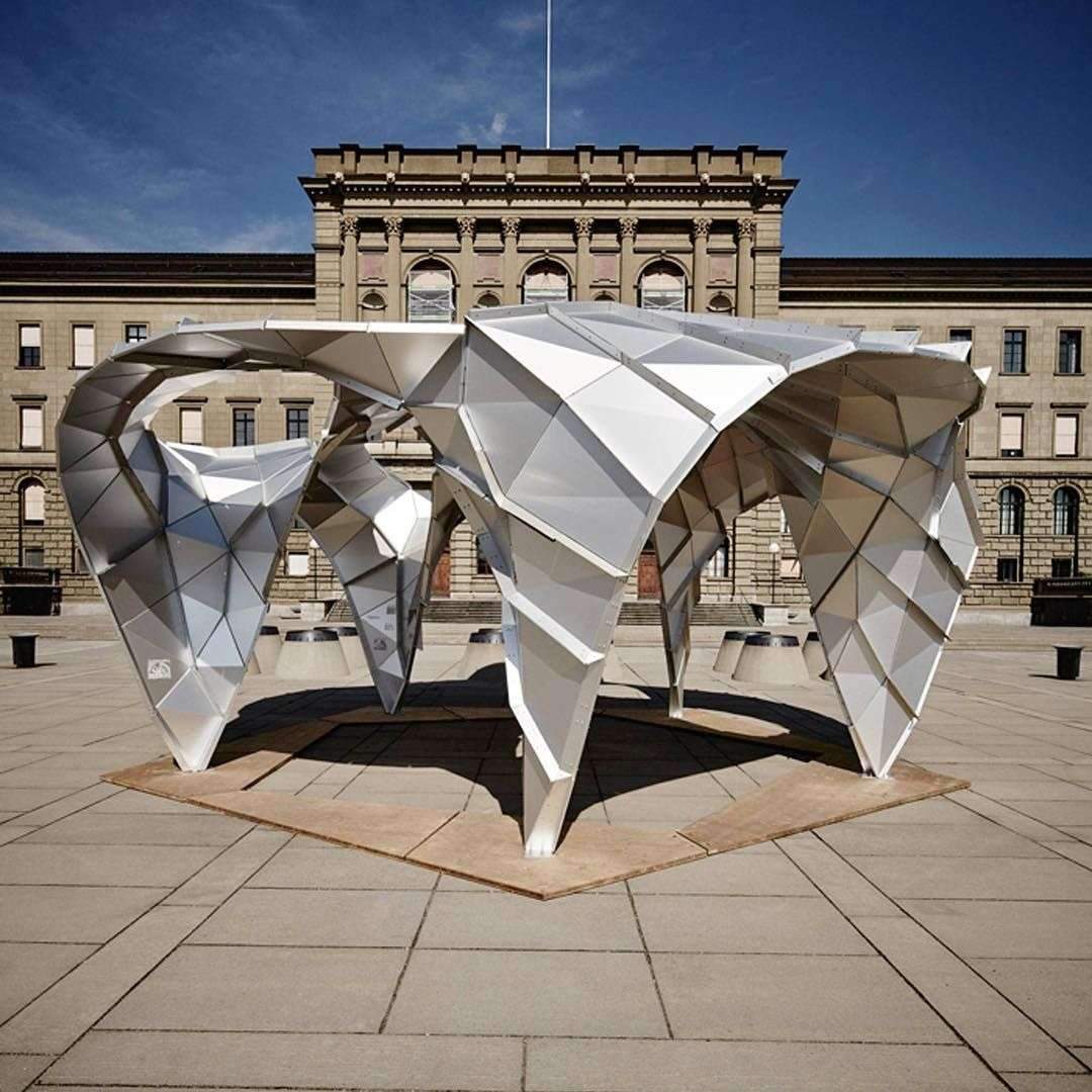 (Snapchat: #paarchitecture ) #Rose pavilion has been developed by a group of young architects…