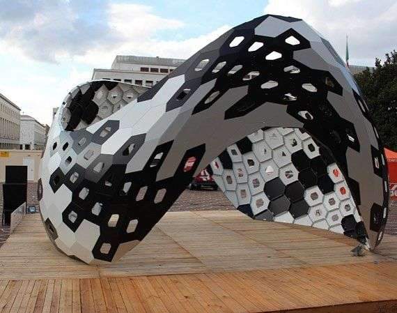 (Facebook: ) Cocoon EVO #Pavillion is the installation presented at the Maker Faire Rome…