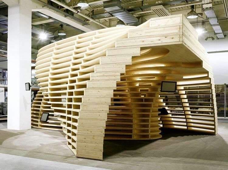 (Snapchat: #paarchitecture ) Lignum Pavilion in #Zurich #Switzerland by Frei + Saarinen Architekten The…
