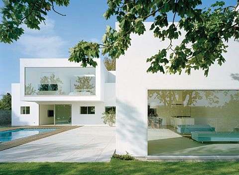 In the case of the Swedish Villa M2, the glass façade of the detached…