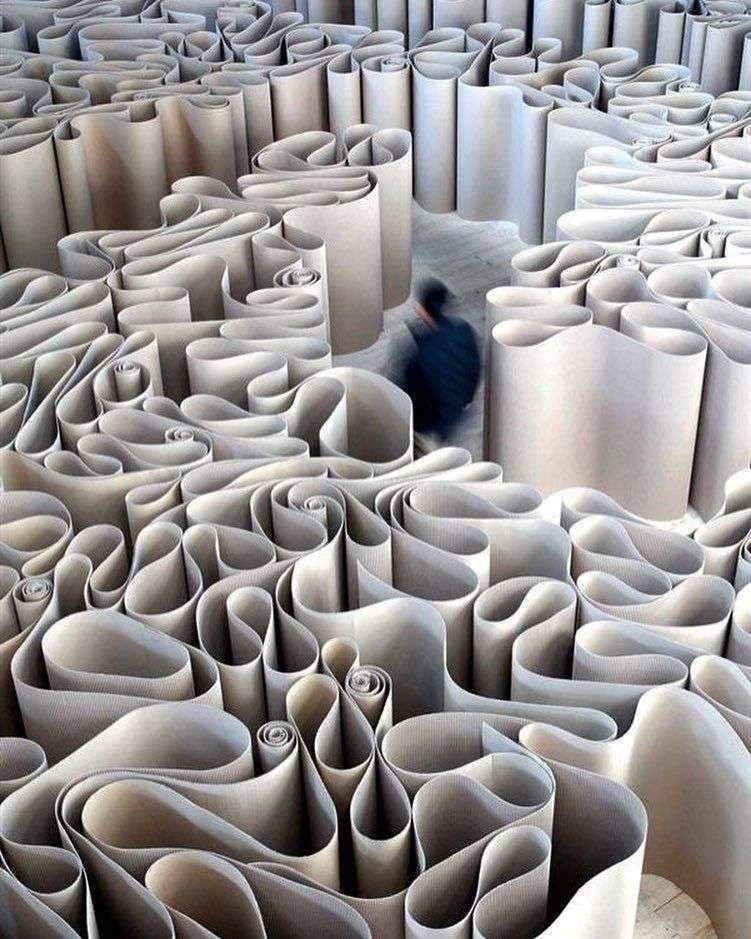 (Snapchat: #paarchitecture ) The Labyrinth – an art installation by Michelangelo Pistoletto in #Beijing…