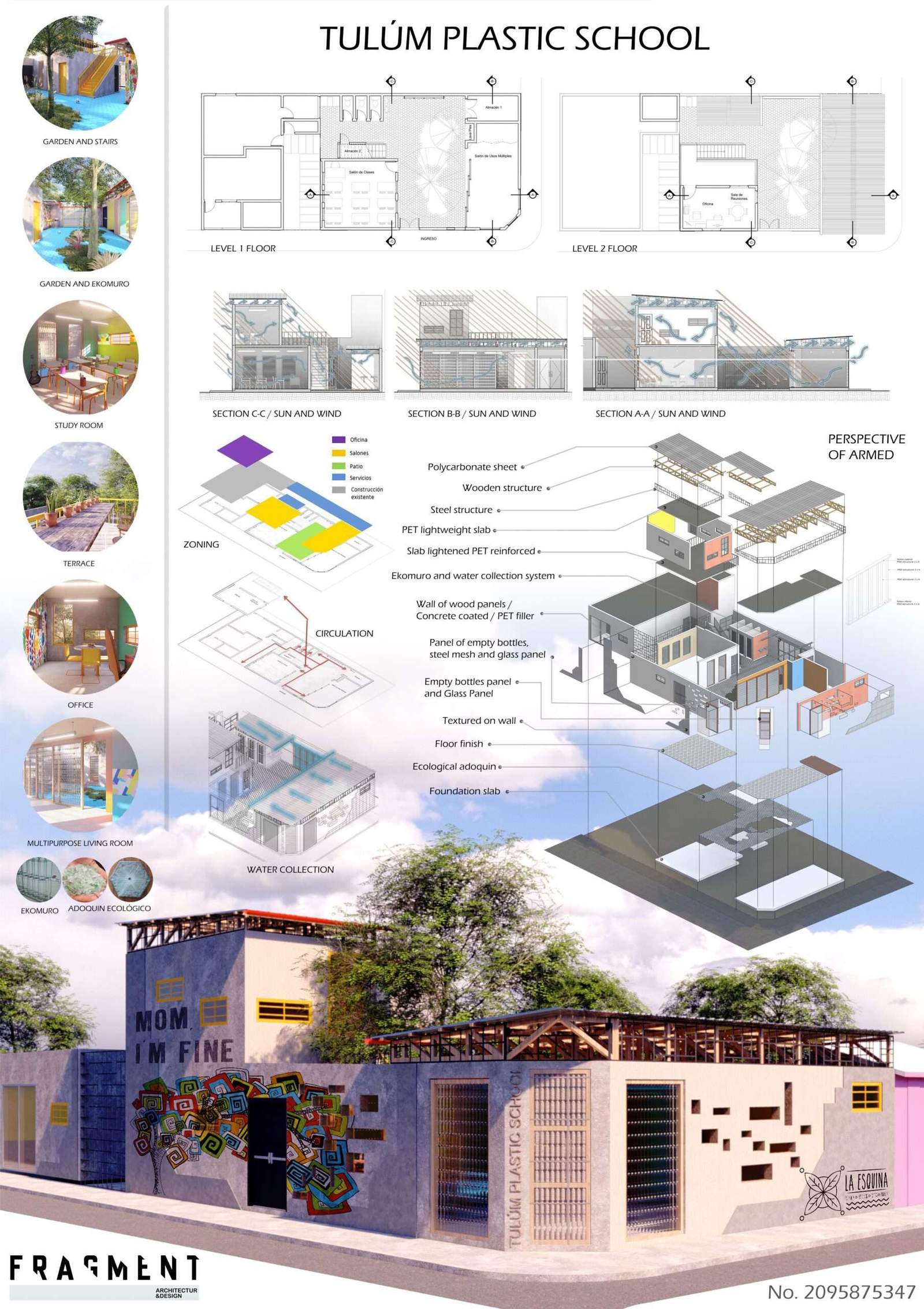 Tulum Plastic School – Architecture Competition