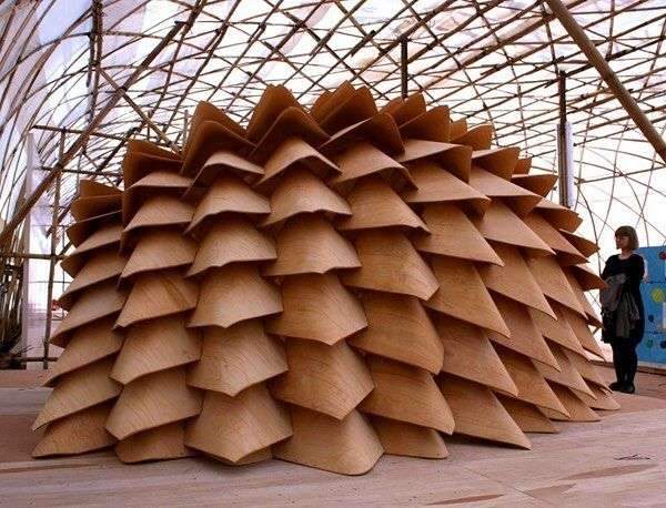 The Dragon Skin Pavilion is a highly experimental temporary structure, designed and built from…