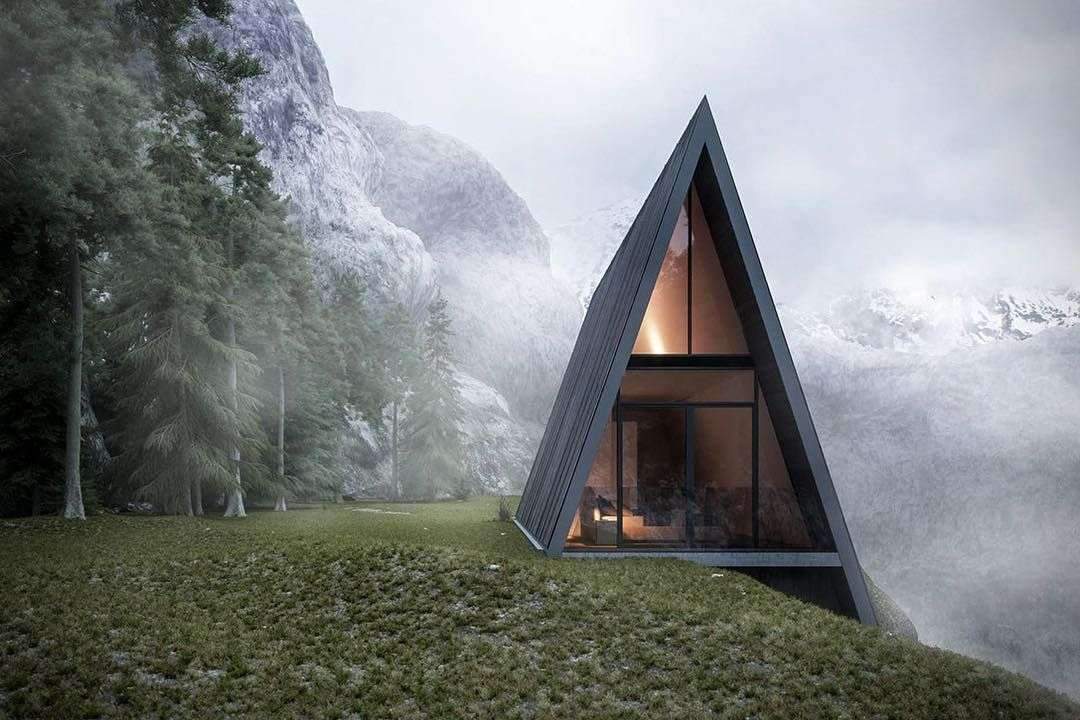 TRIANGLE CLIFF HOUSE by Matthias Arndt. Suited for those who favor life on the…