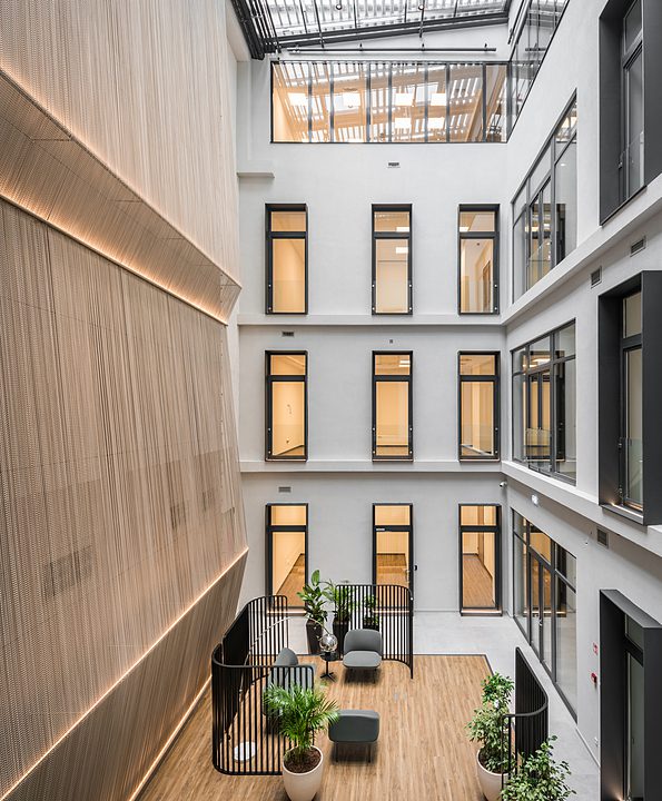Adding interior design elements to enhance comfort and productivity in the workplace