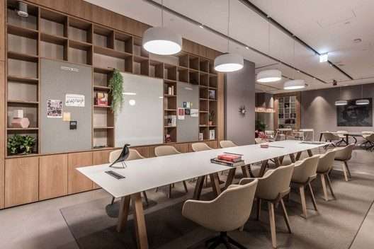 Adding interior design elements to enhance comfort and productivity in the workplace