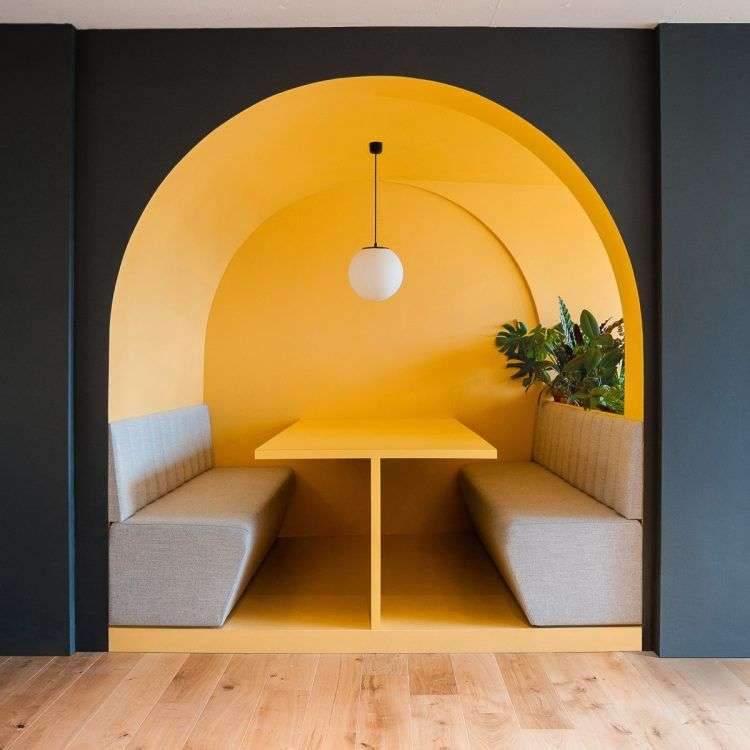 Yellow Accent Space