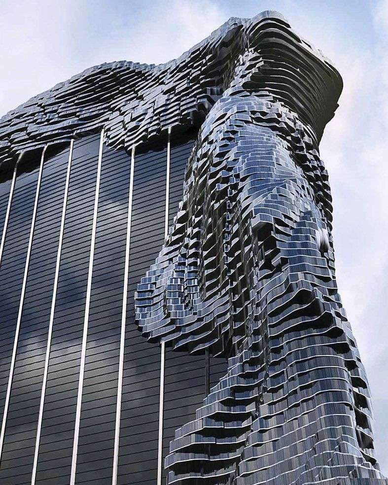 This bold building design from renowned Russian architect Vasily Klyukin was inspired by Winged…