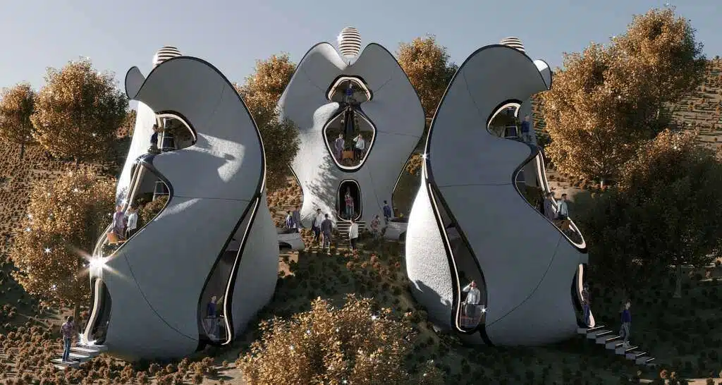 World’s First Exosteel Modular- Prefabricated Living Houses by MASK Architects in Sardinia