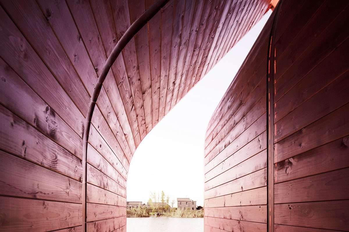 Complete Wood Pavilion #2 in China by LIN Architects