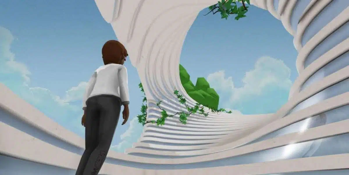 تصميم مبني مكاتب افتراضي فى metaverse بواسطة BIG