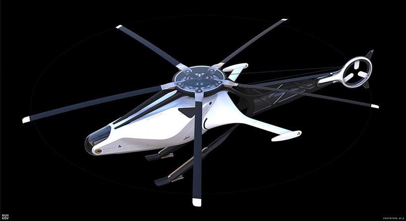 helicopter drone proposal for delivering cargo inside the city