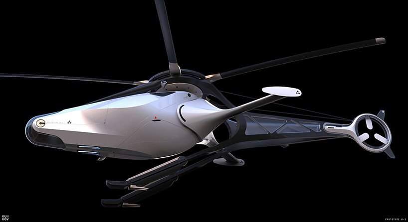 helicopter drone proposal for delivering cargo inside the city