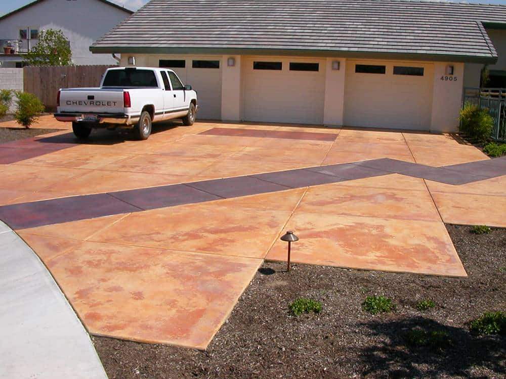 4. Concrete stain